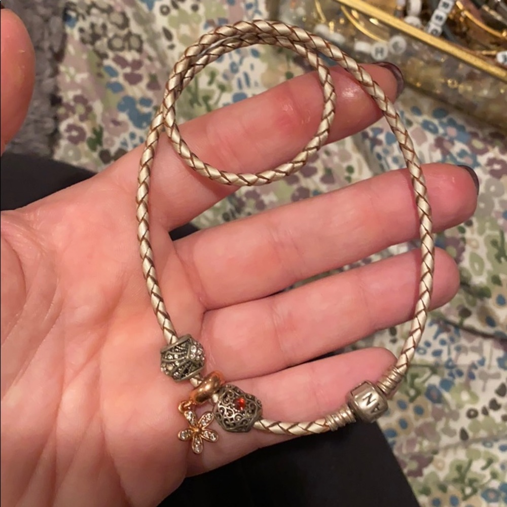 Pandora Bracelet w/ 3 Charms